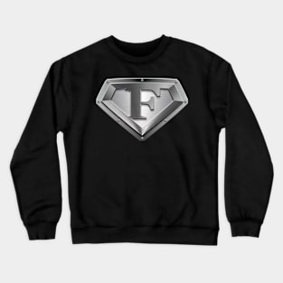 Steel Plated Diamond Shaped F Crewneck Sweatshirt